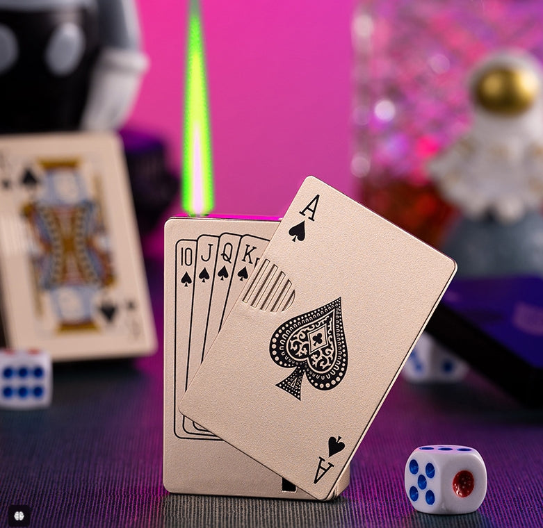 Poker flush card lighter