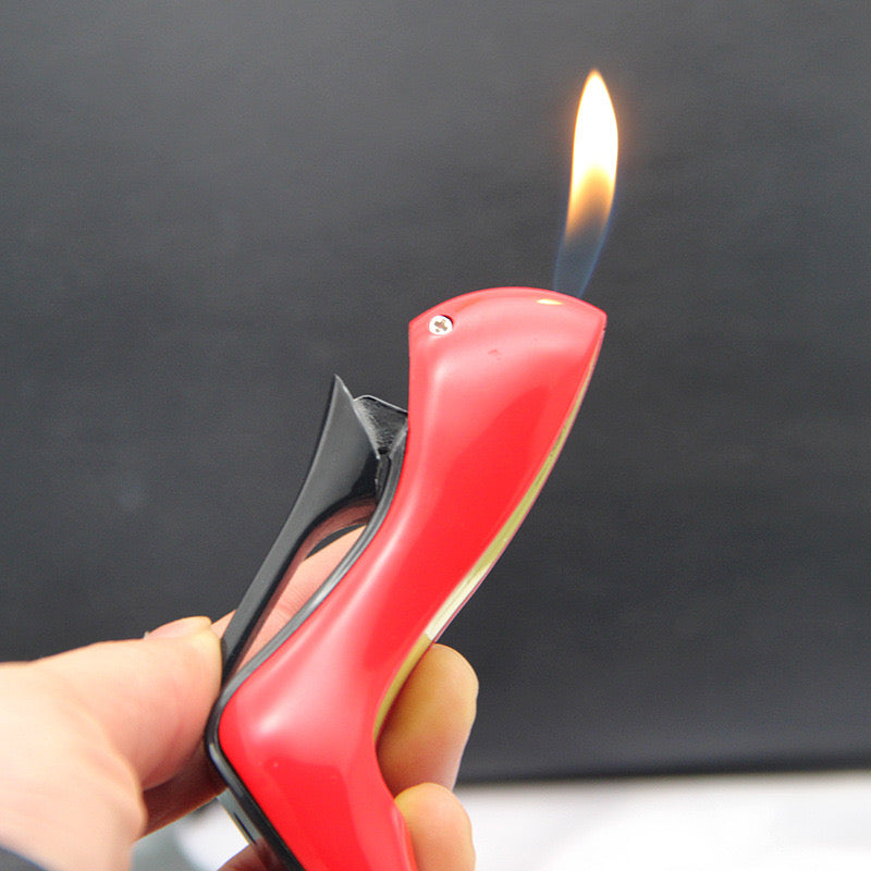 High heels refillable lighter