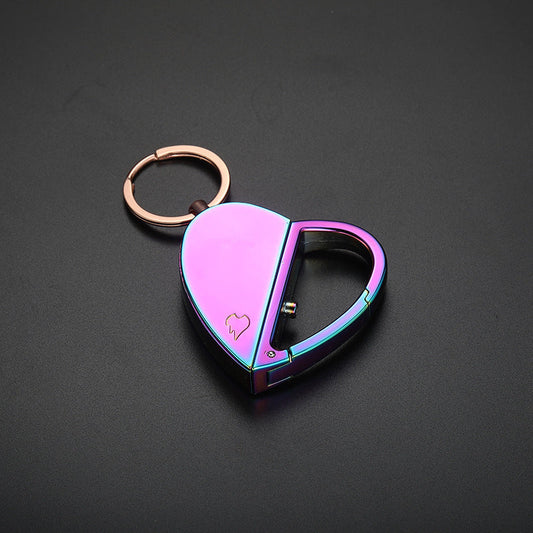 Love Lighter Rechargeable Cigarette Lighter Arc Keychain
