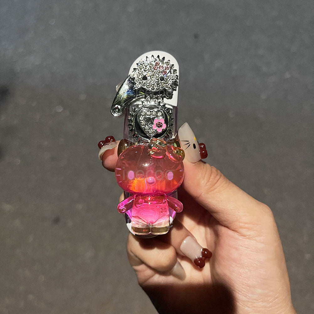 Cartoon luminous Kitty 3D three-dimensional lighter