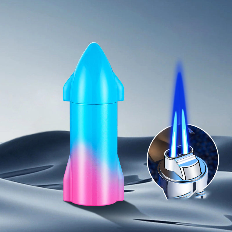 Double direct-flush lighter strong fire cigar special with cigar cutter