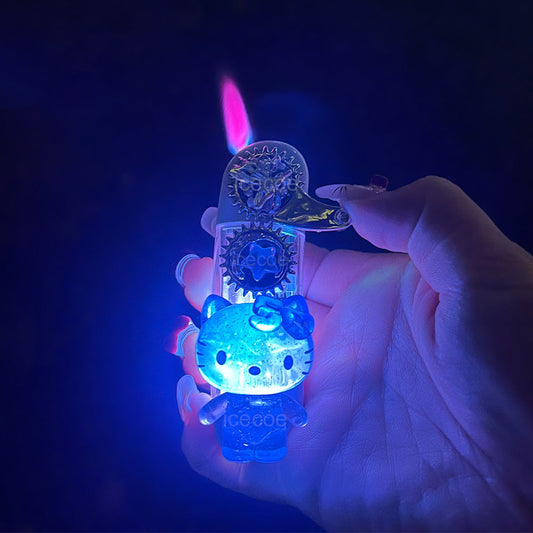 Cartoon luminous Kitty 3D three-dimensional lighter