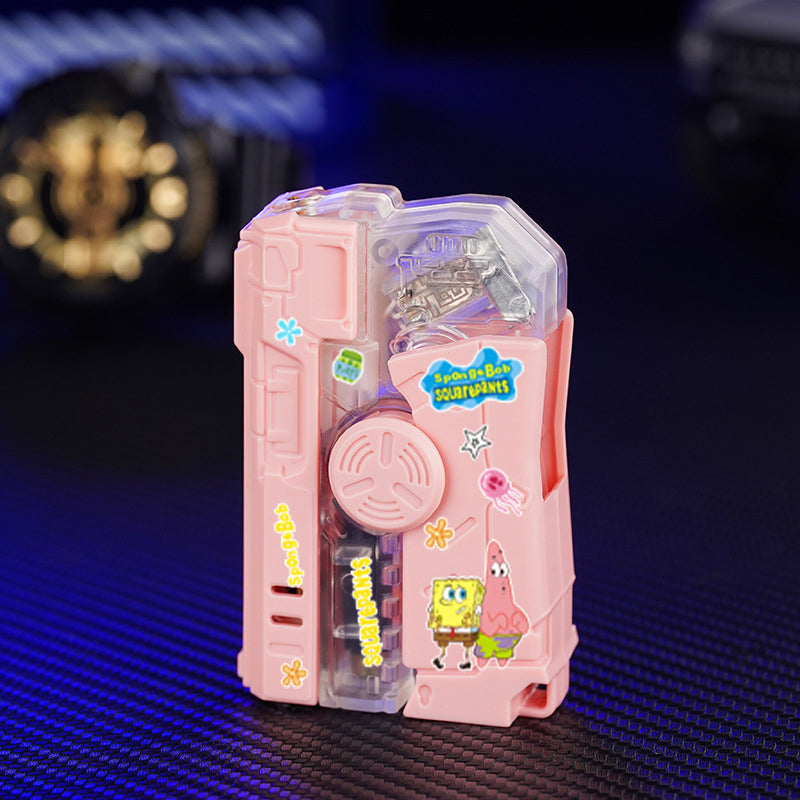 Cartoon Lighter Flashing Light Folding GG00