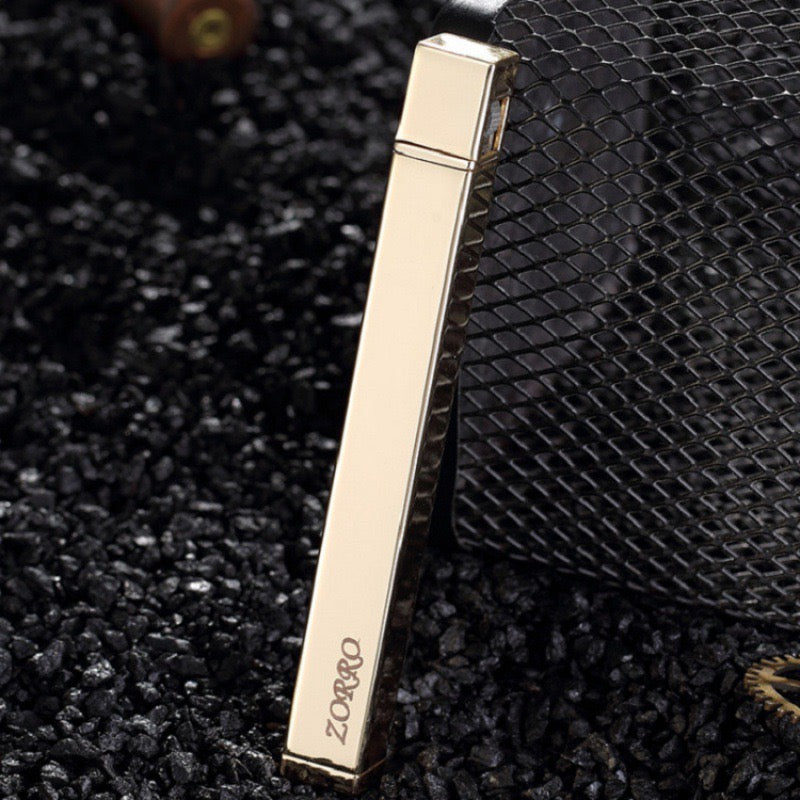 Zorro mini long strip inflatable lighter grinding wheel type