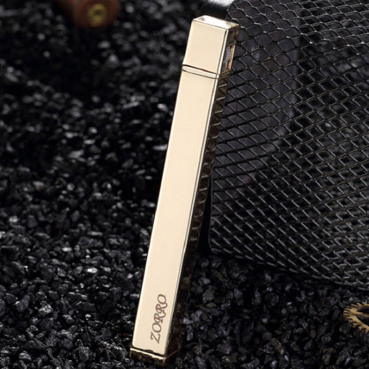 Zorro mini long strip inflatable lighter grinding wheel type