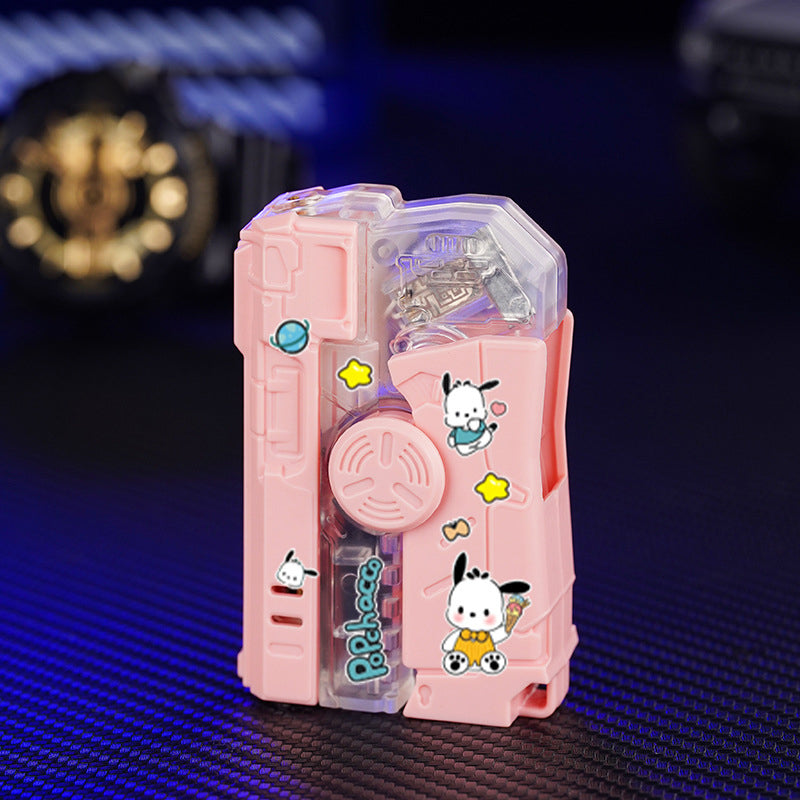 Cartoon Lighter Flashing Light Folding GG00
