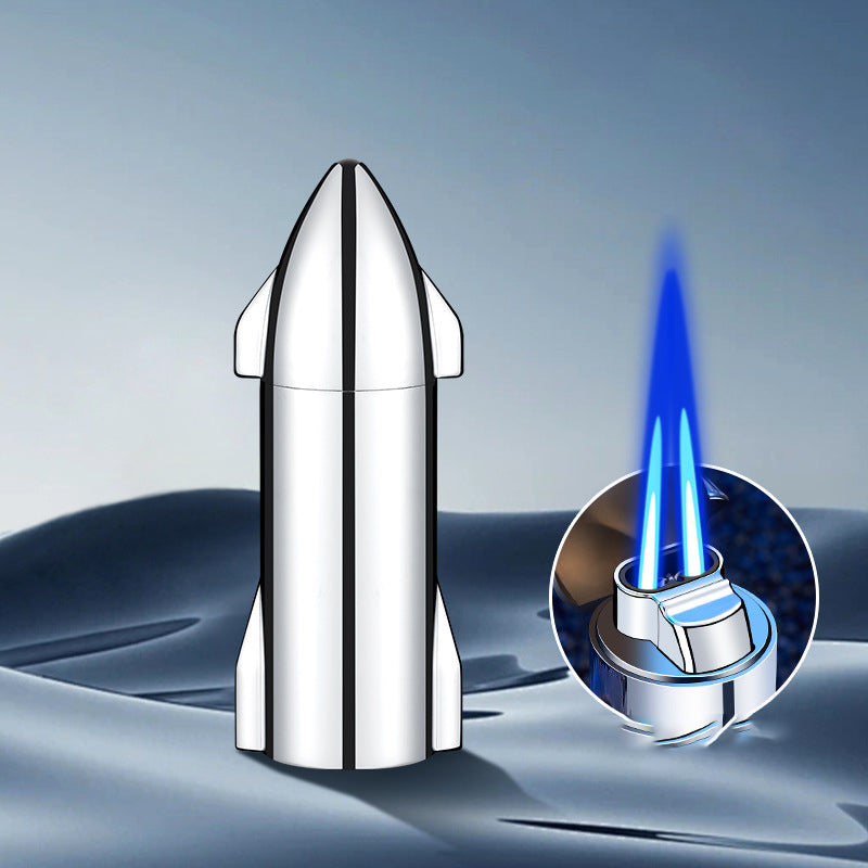 Double direct-flush lighter strong fire cigar special with cigar cutter