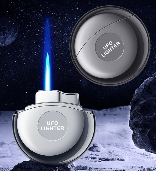 Magnetic suction flying saucer UFO lighter