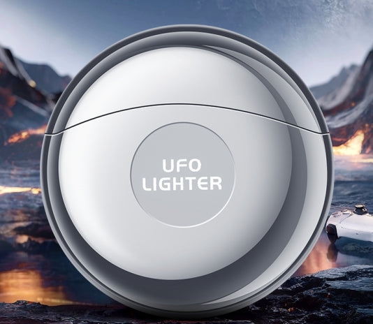 Magnetic suction flying saucer UFO lighter