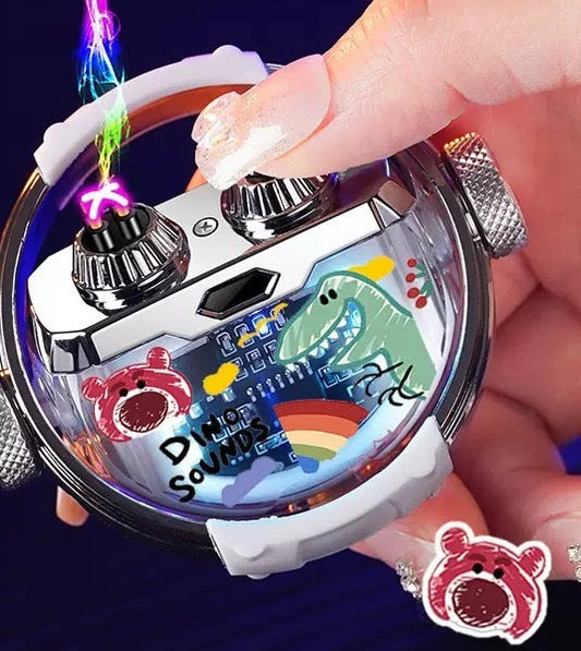 Gyro arc COB lighting charging lighter