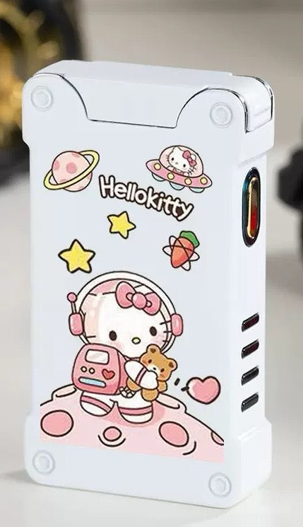 Luminous projection double arc lighter