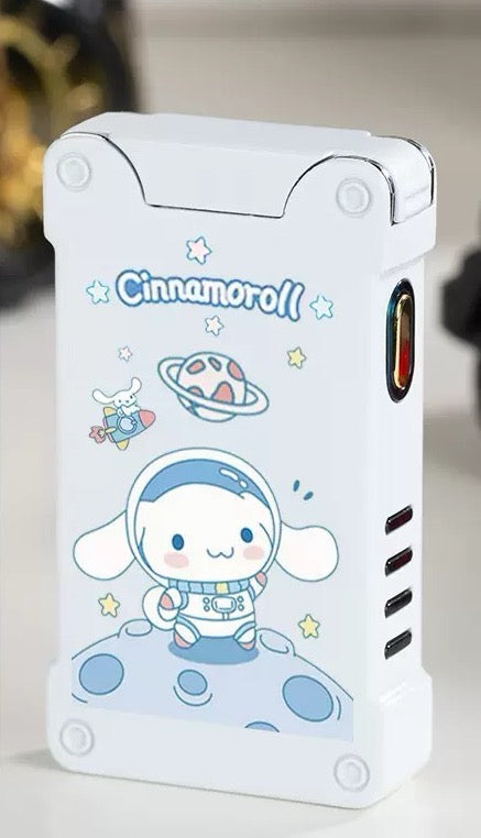 Luminous projection double arc lighter