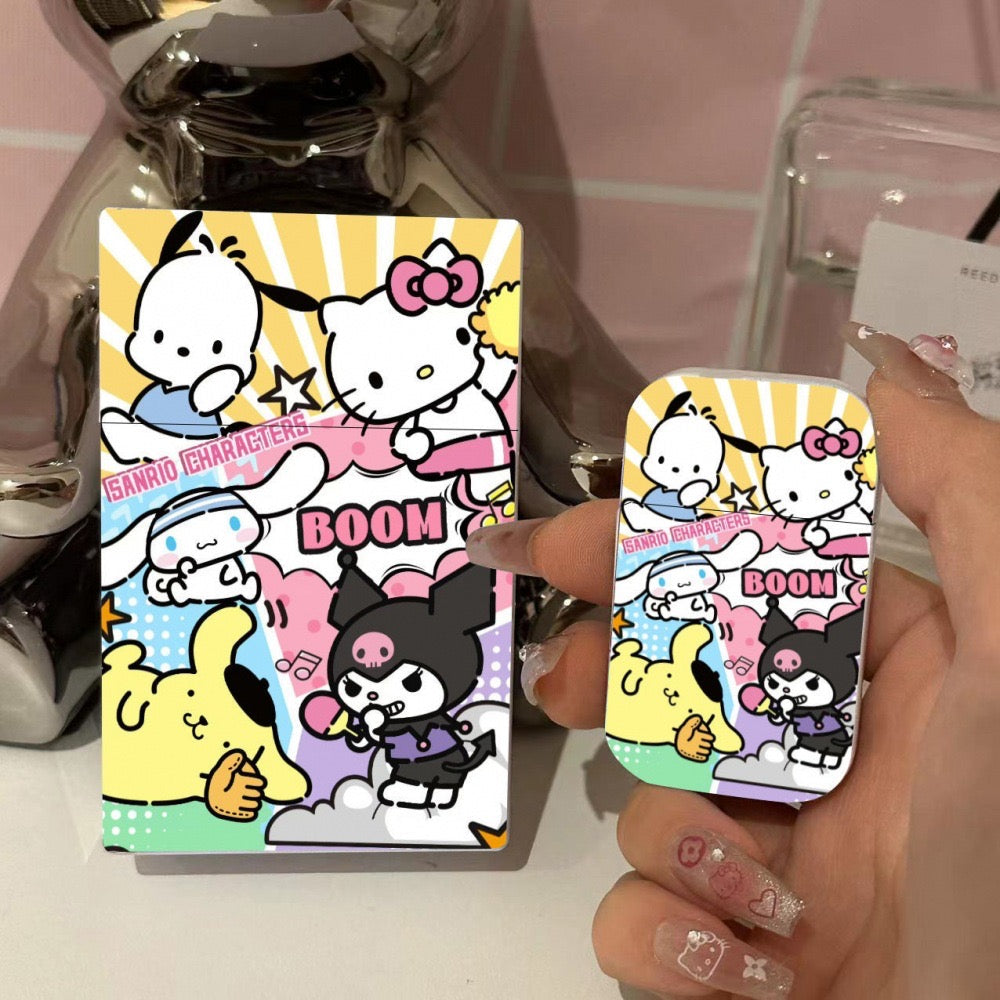 Sanrio inflatable lighter cute cigarette box combination