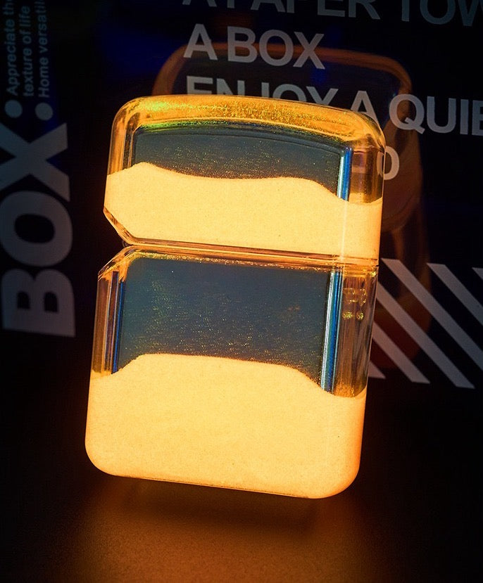 Luminous flash sand cool kerosene lighter