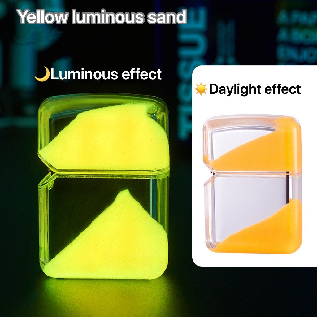 Luminous flash sand cool kerosene lighter
