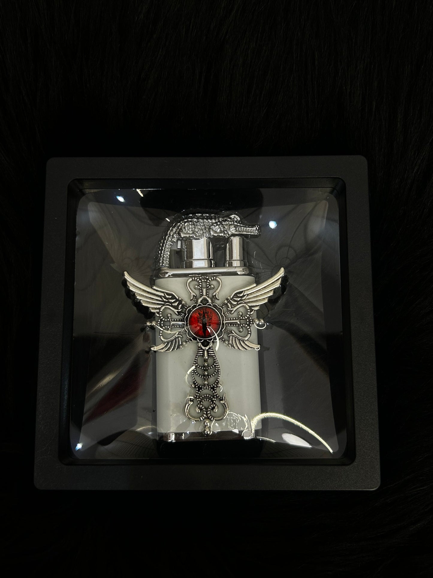 Handmade Angel Wings Double Fire Refillable Lighter