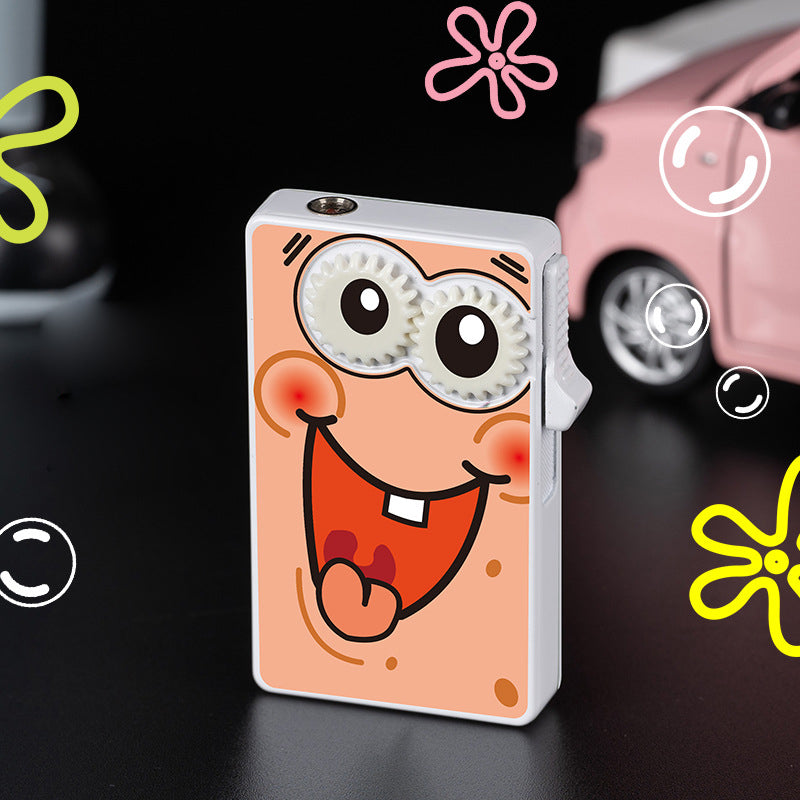 Spongebob Patrick Star lighter windproof refillable lighter  With luminous