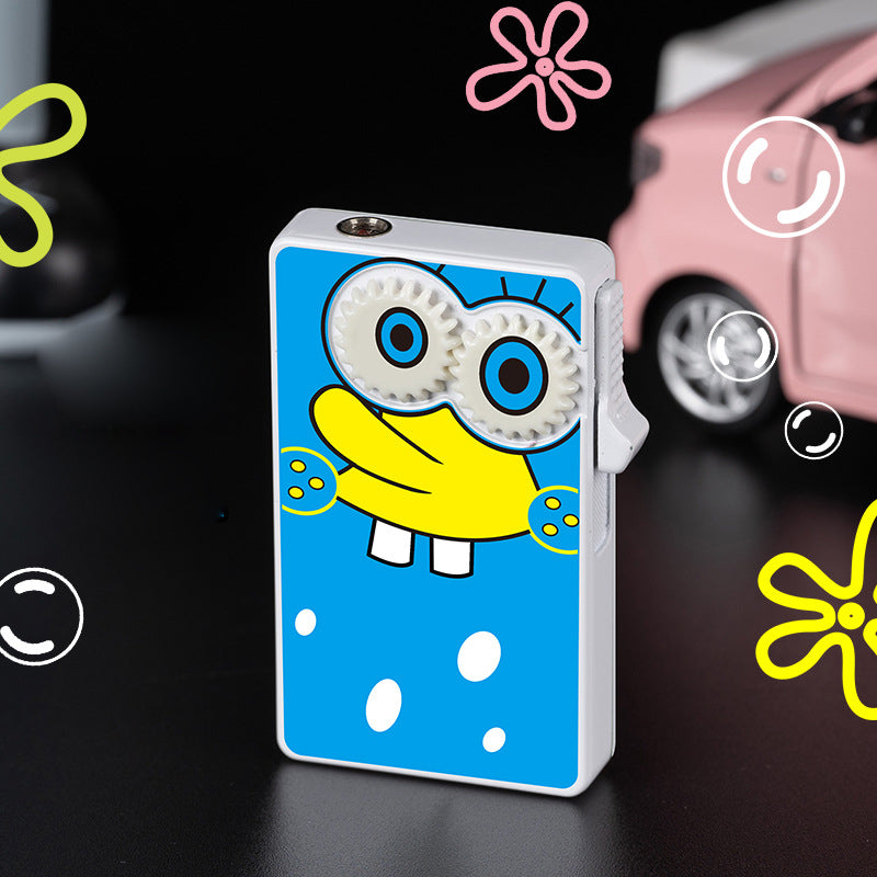 Spongebob Patrick Star lighter windproof refillable lighter  With luminous