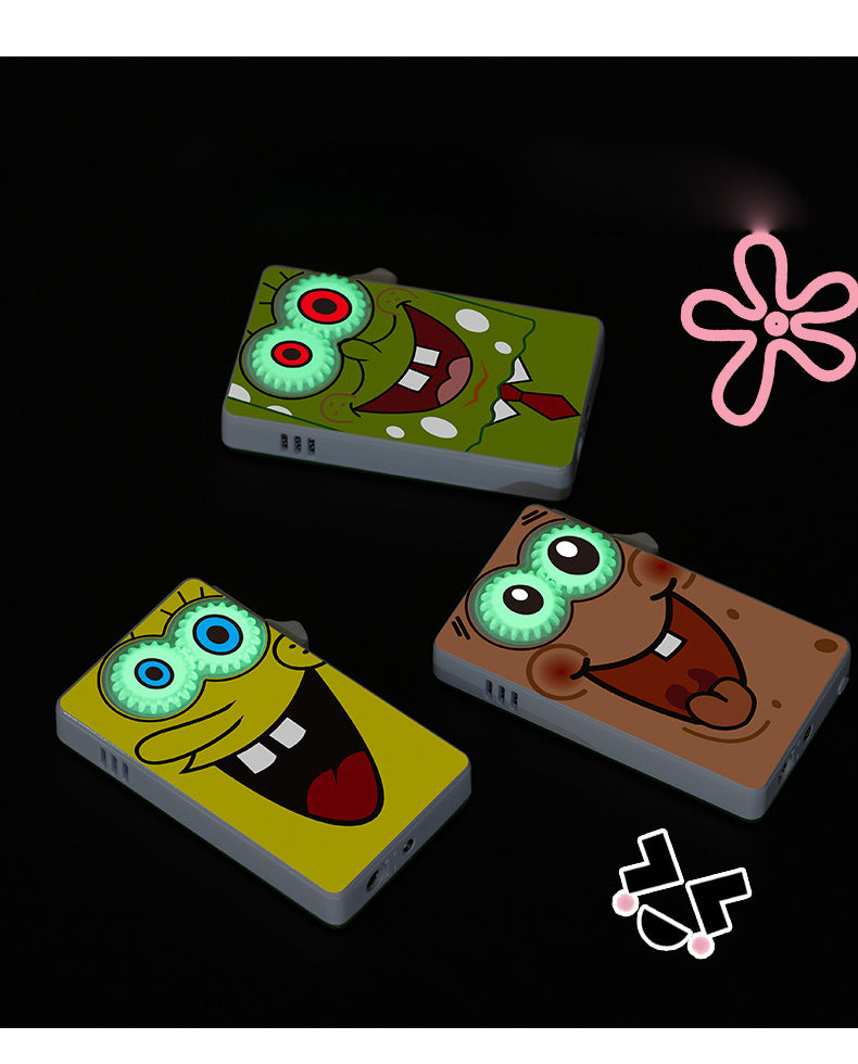 Spongebob Patrick Star lighter windproof refillable lighter  With luminous