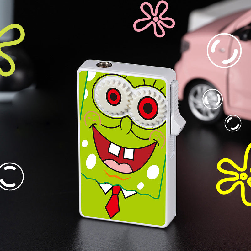 Spongebob Patrick Star lighter windproof refillable lighter  With luminous